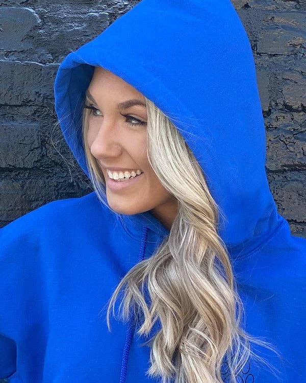 PAWZ - Wholesale Hoodie - Women's - Black Print Classic College Hoodie1