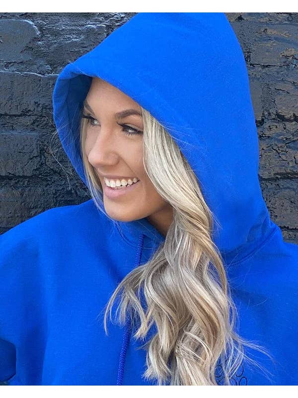 PAWZ - Wholesale Hoodie - Women's - Black Print Classic College Hoodie1