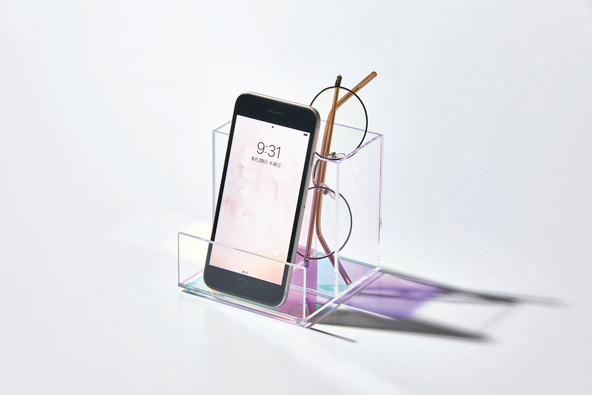 HITOTOKI by KING JIM - Wholesale Desk Organizer - Lumillia Acrylic Desk Organizer1