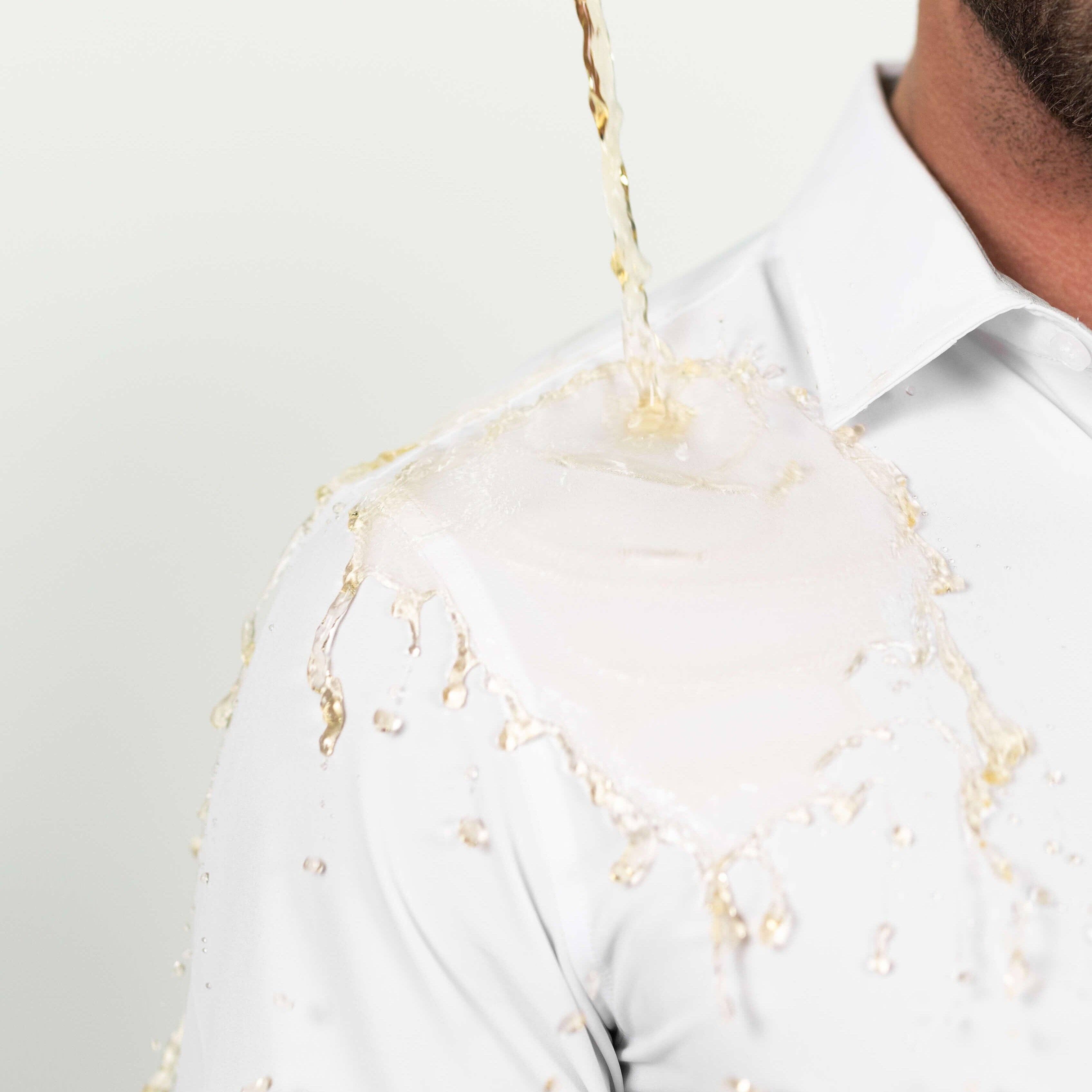 Tough Apparel - Wholesale Button Down Shirt - Men's - White Hustle Dress Shirt - Long Sleeve14