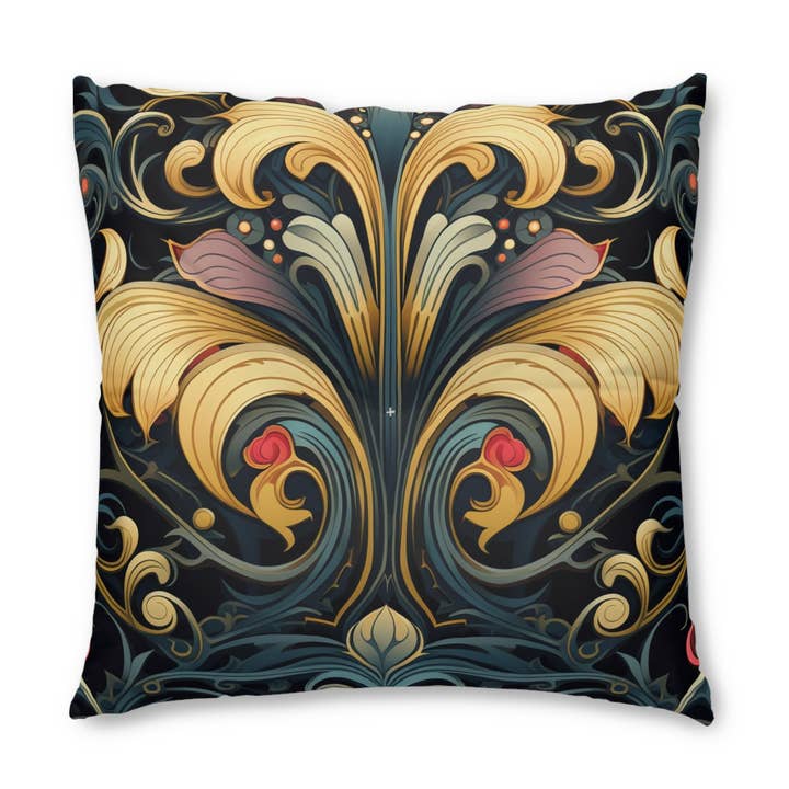 Fritzje Artnoueau - Coussin de sol carré pour la vente par Velvet Rust