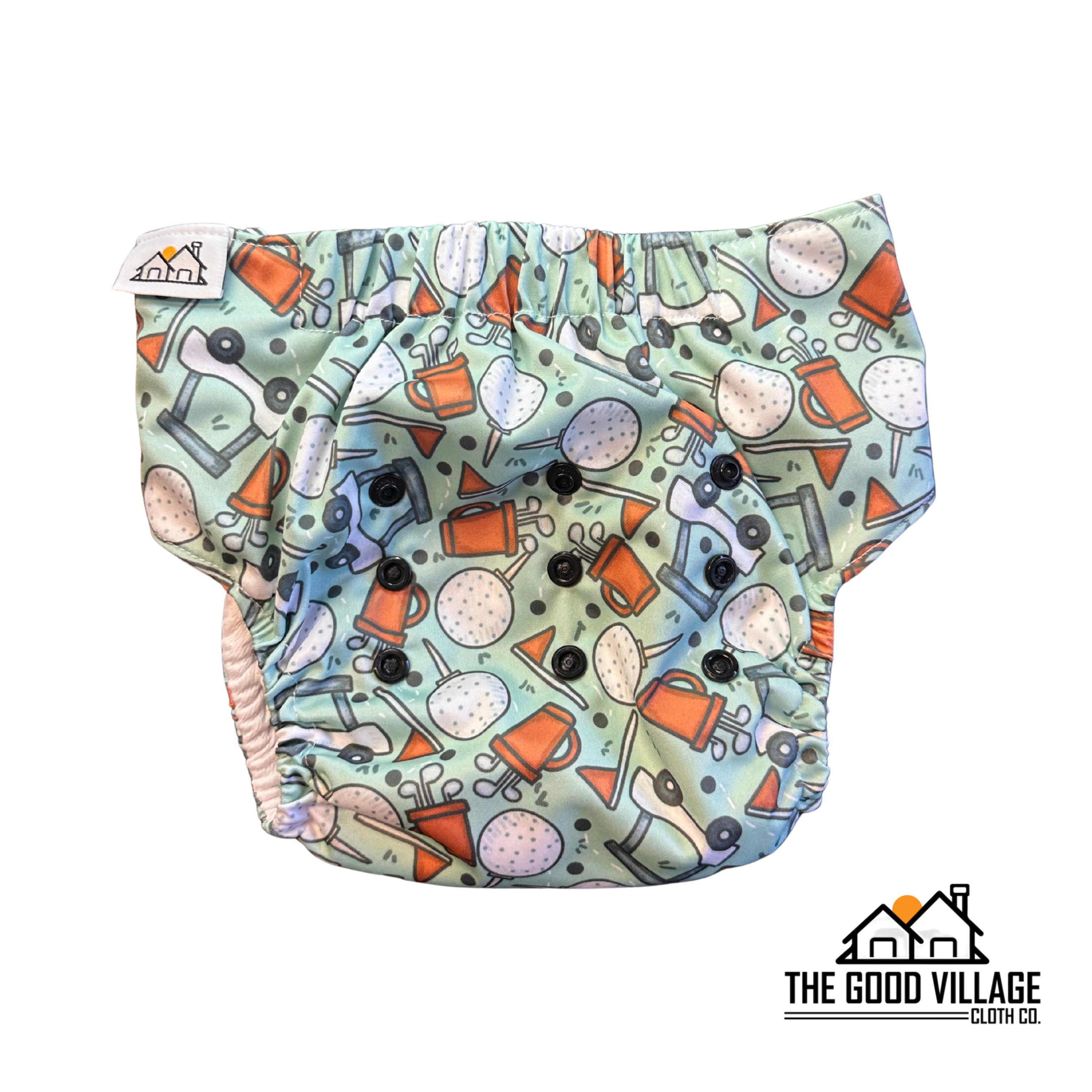 The Good Village Cloth Co + Market - Wholesale Underwear/Diaper Cover - Baby - Toddler Trainers - Tee Time0