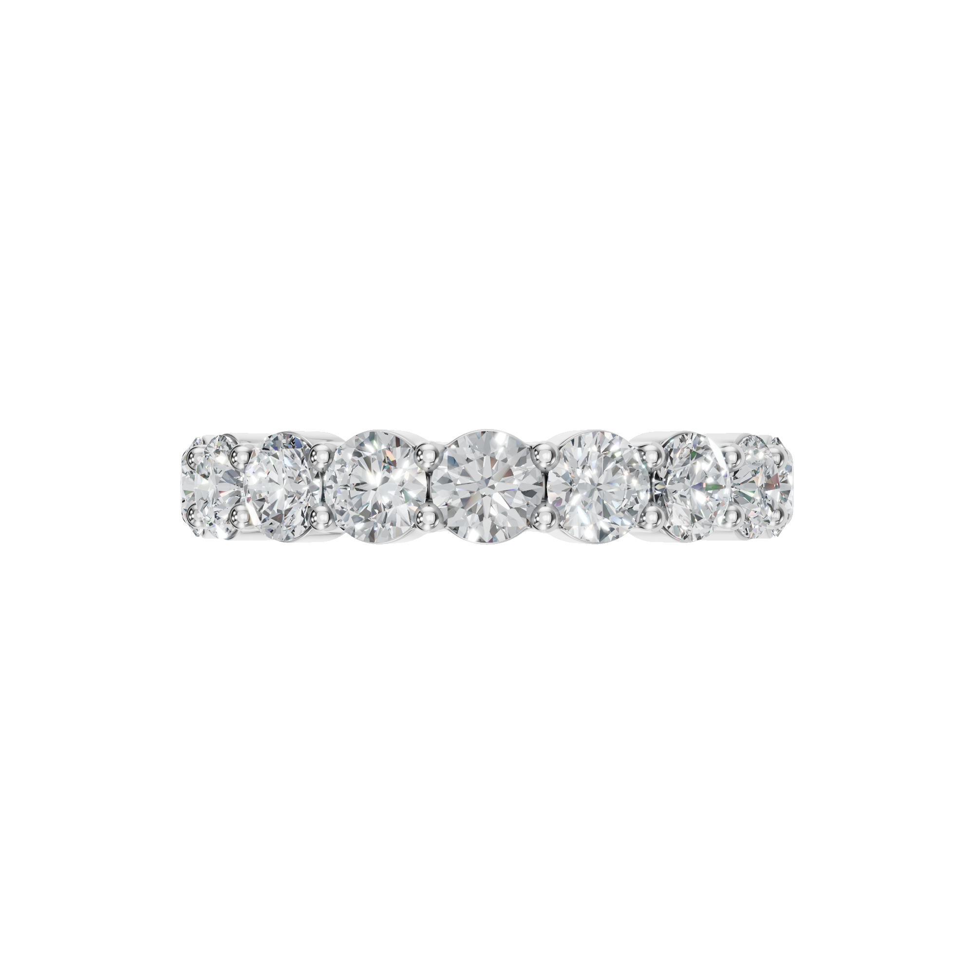 PureYou Jewelry - Wholesale Wedding Band/Ring - Certified Wedding Eternity Band Ring in Lab Grown Diamond5