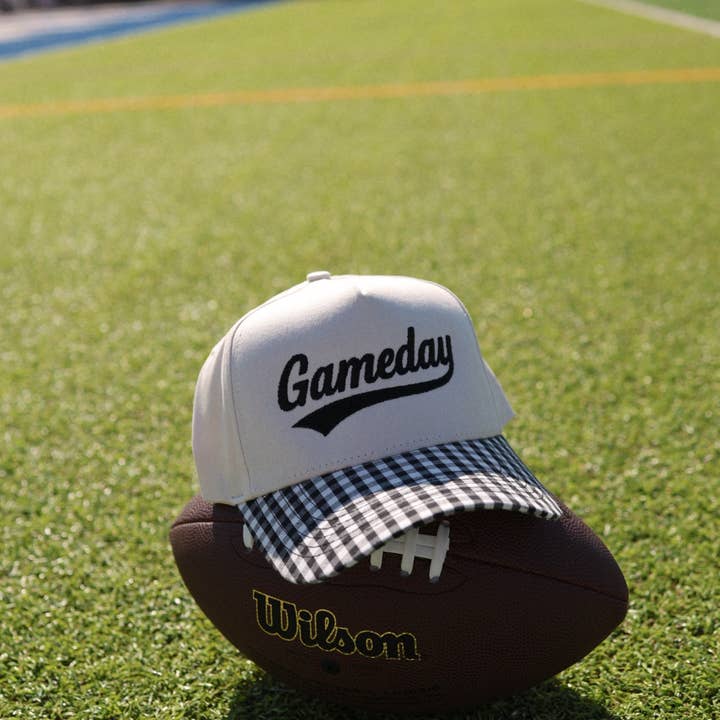 Electric label - Wholesale Trucker Hat - Women's - Gameday Gingham print hat 1