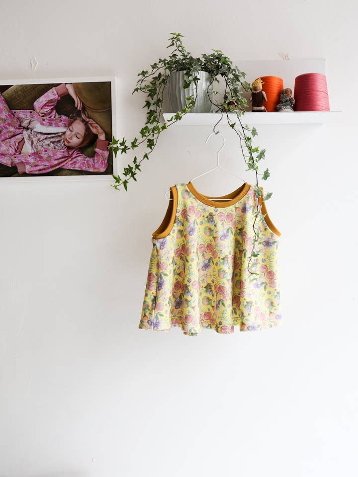 'Gourmet Garden' Ausgestellte Strickweste | Zitrone für den Großhandel von aesthete-kidswear