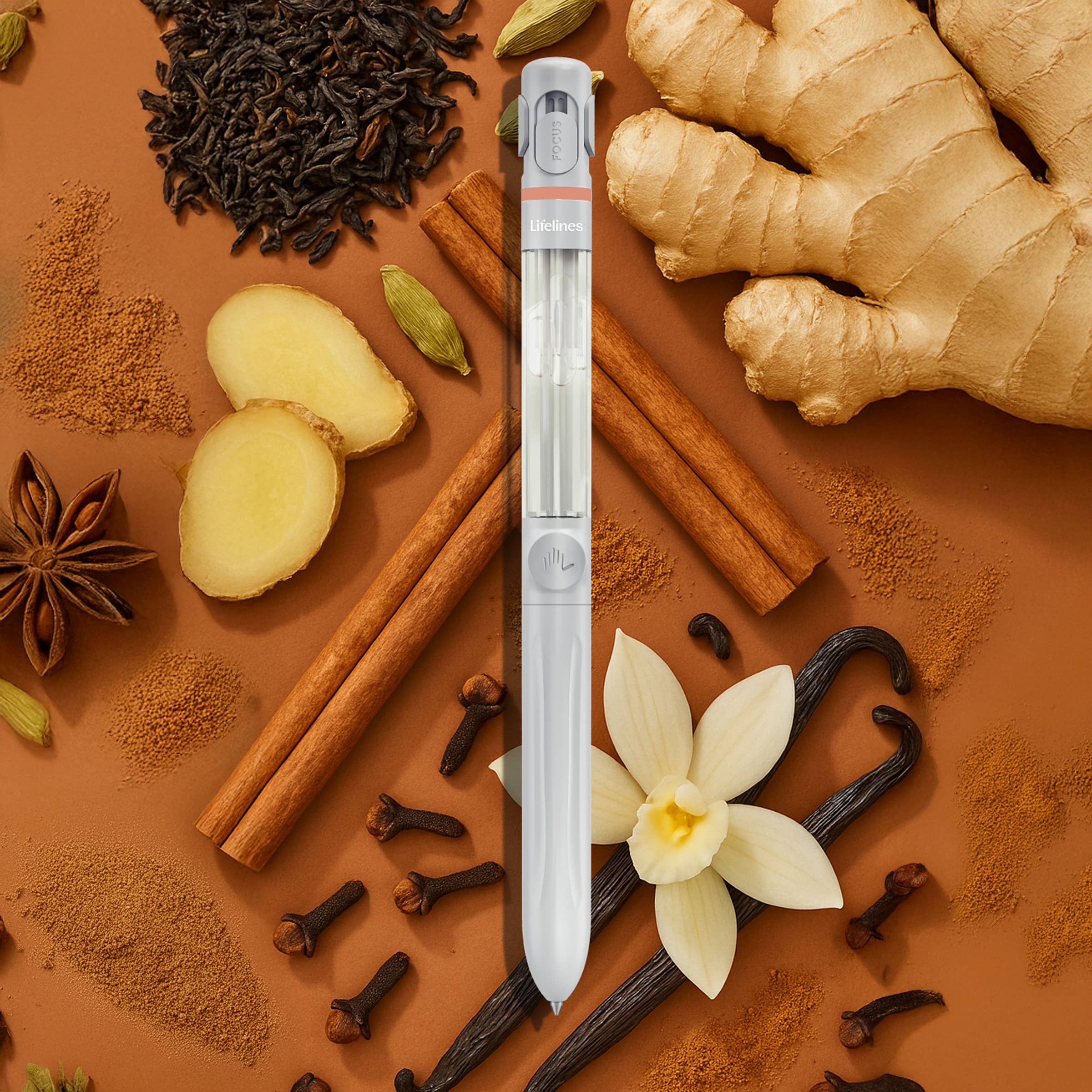 Lifelines - Wholesale Pen - Yummy Pen Diffuser - Spiced Chai Latte1