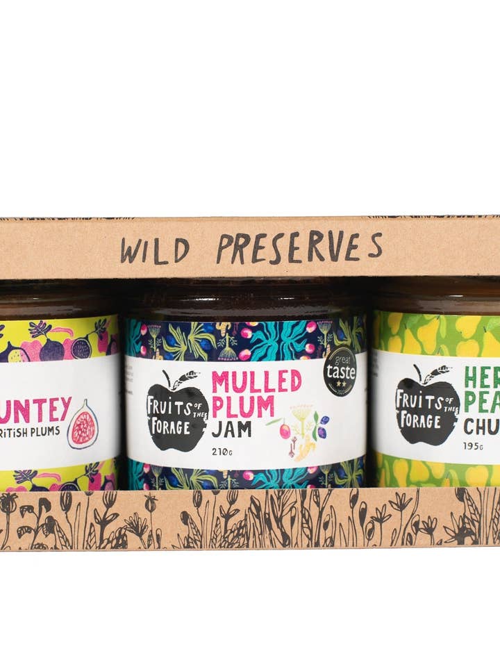 Coffret Cadeau de Confitures de Noël pour la vente par Fruits of the Forage