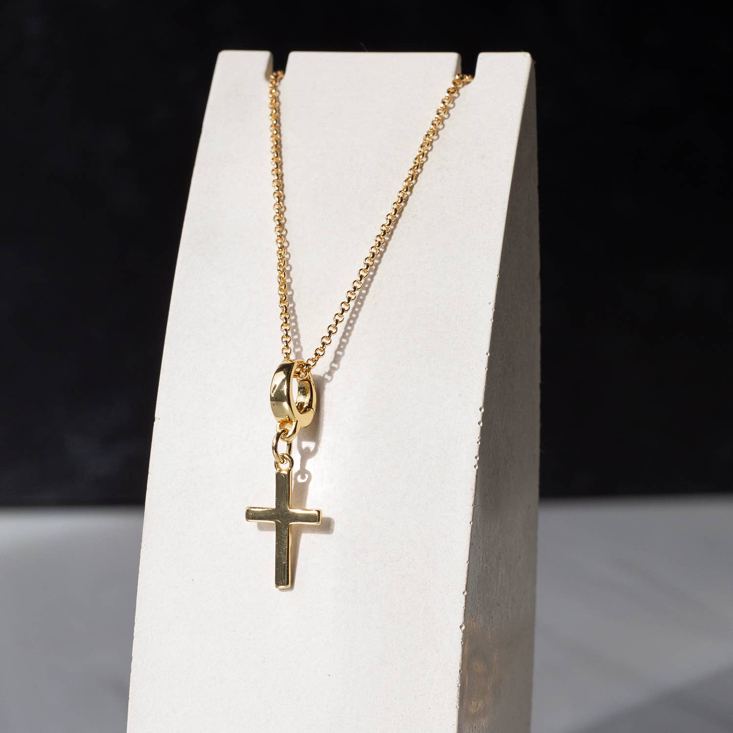 Lenny & Eva - Wholesale Individual Charm/Pendant - Cross Charm, Gold, Charm Bar | Charm Necklace, Bag Charm6