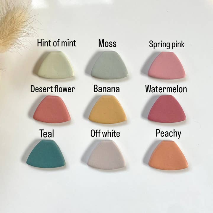 Clover + Coast Designs - Wholesale Dangle Earrings - Petal - Polymer Clay Dangle