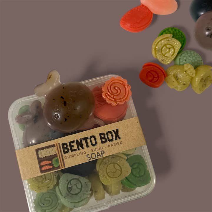 Paper Soap Co - Wholesale Bar Soap - BENTO BOX - Mini Bar Soap - 1oz Container