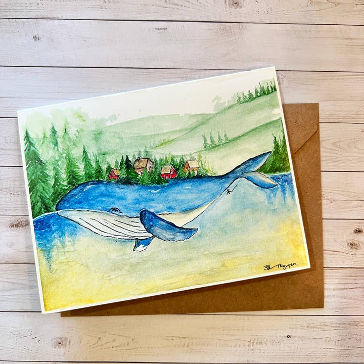 LittleThaoStudio - Wholesale Everyday Greeting Card - The Village