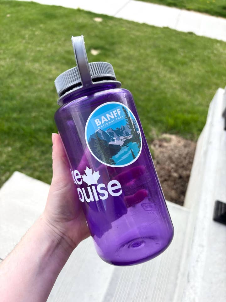 Banff Canadian National Park Vinyl Glossy Die-Cut Sticker for wholesale by Garden of Clovers