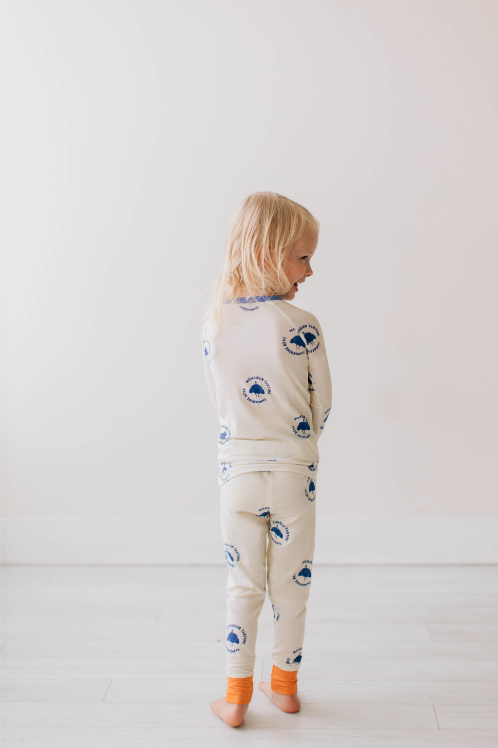 Tangerine Rêve - Wholesale Sleepwear Set - Kids - Monsieur Tartine Pajamas1
