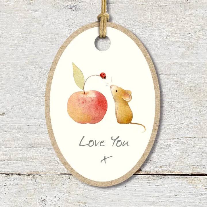 TOPOLINO E MELA - PLACCA PICCOLA per la vendita all'ingrosso da parte di Ginger Betty Ltd