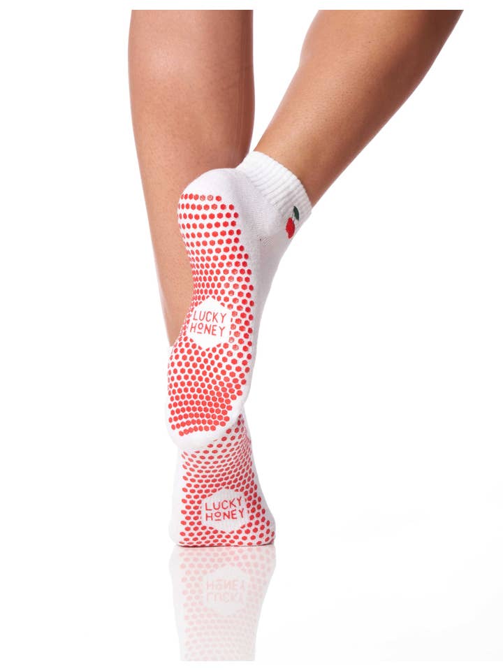 LUCKY HONEY - Wholesale Socks - Women's - The Harlow Sock Cherries
