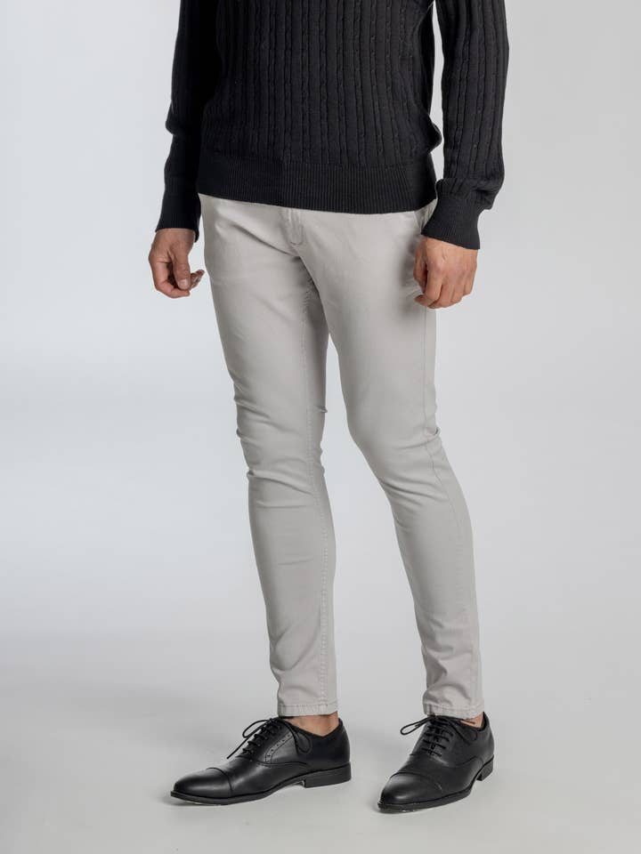 CHINO BASIC SKINNY GRAY for wholesale by CELOPMAN