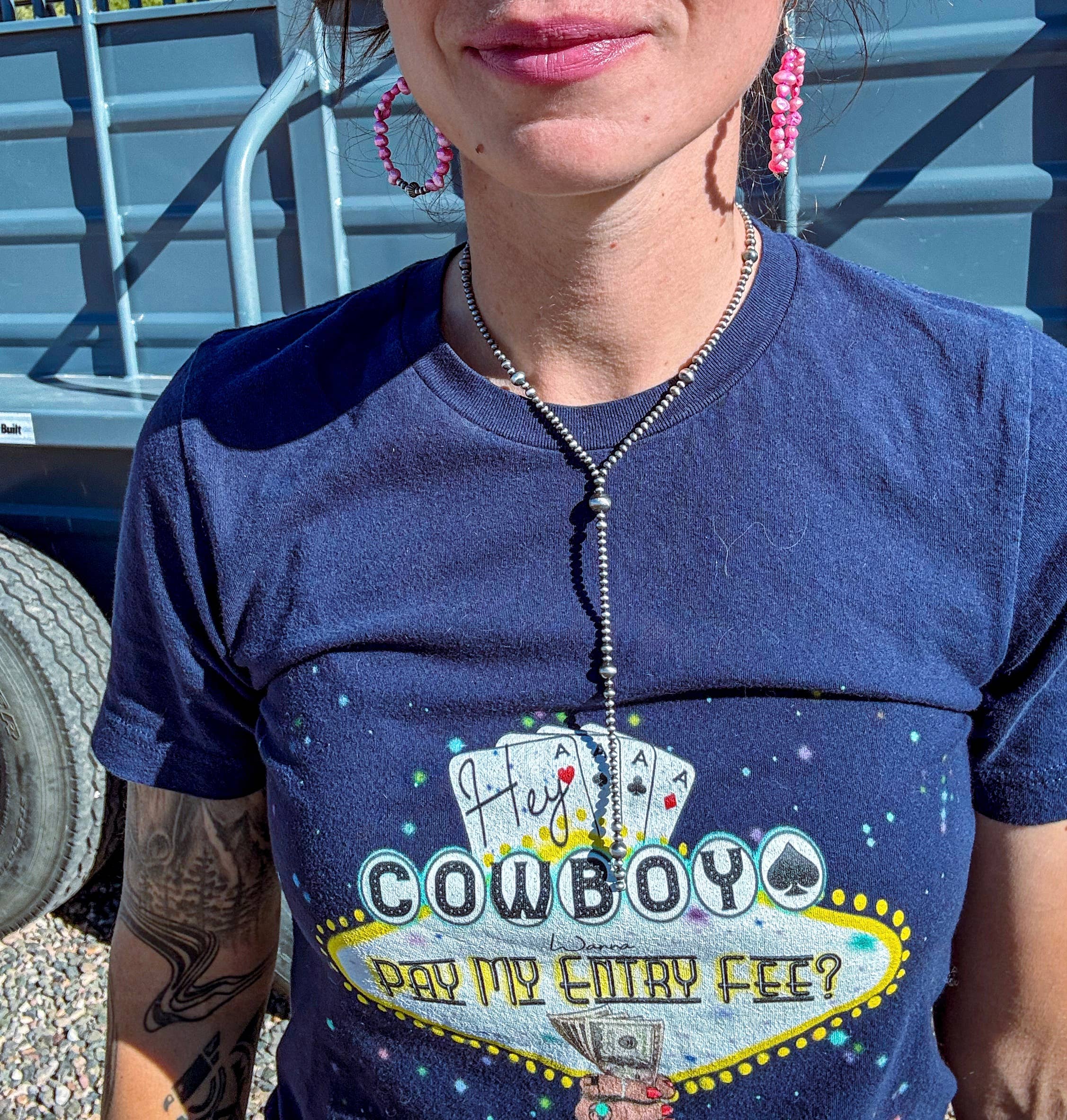 Wild Hancock Creations – Großhandel Perlenkette – Navajo-Perlen-Lariat-Halskette/Western-Halskette/Y-Halskette1