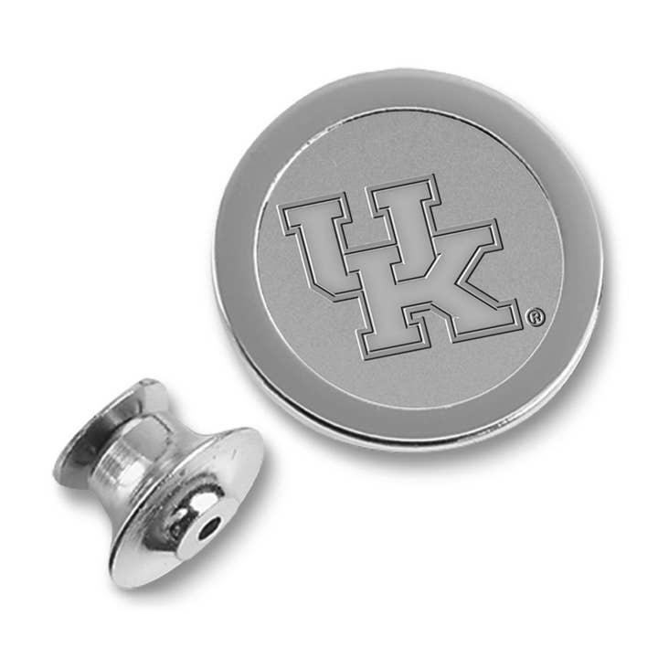 Kentucky Wildcats Silver Lapel Pin for wholesale by Collegiate Gifts and Accessories
