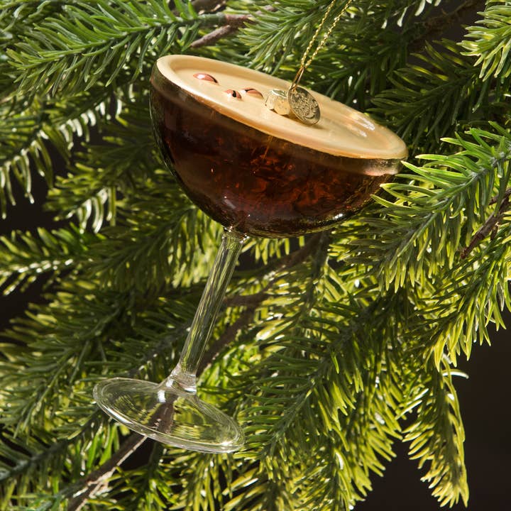 Espresso Martini Cocktail Christmas Ornament - Presale for wholesale by Mover & Shaker