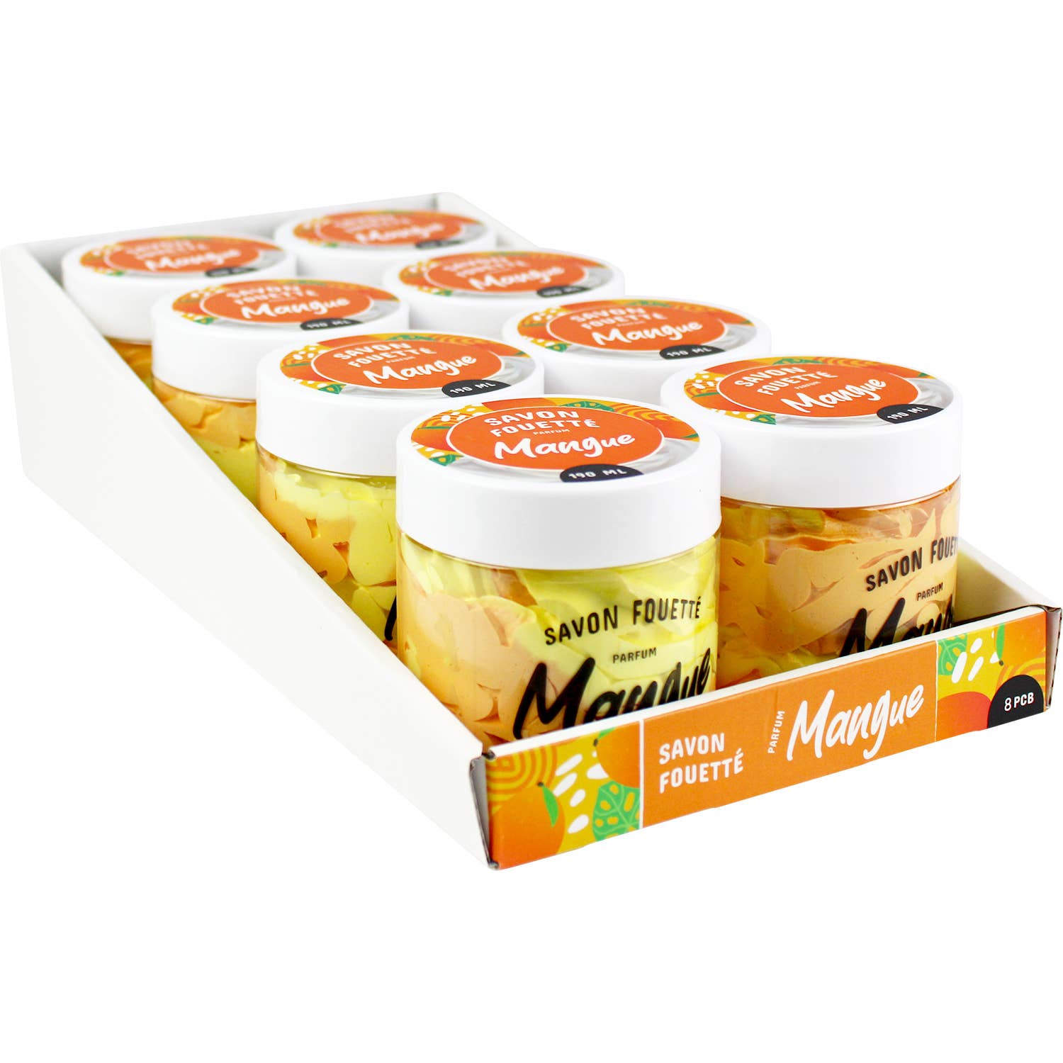 FRENCH TENDANCE - Wholesale Whipped Soap - Whipped soap 190 ml - Mango Scent3
