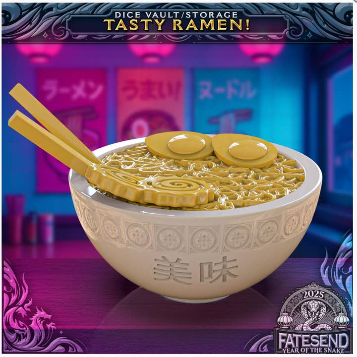 Le coffre aux ramen savoureux pour la vente par Fool's Moon Entertainment, Inc.
