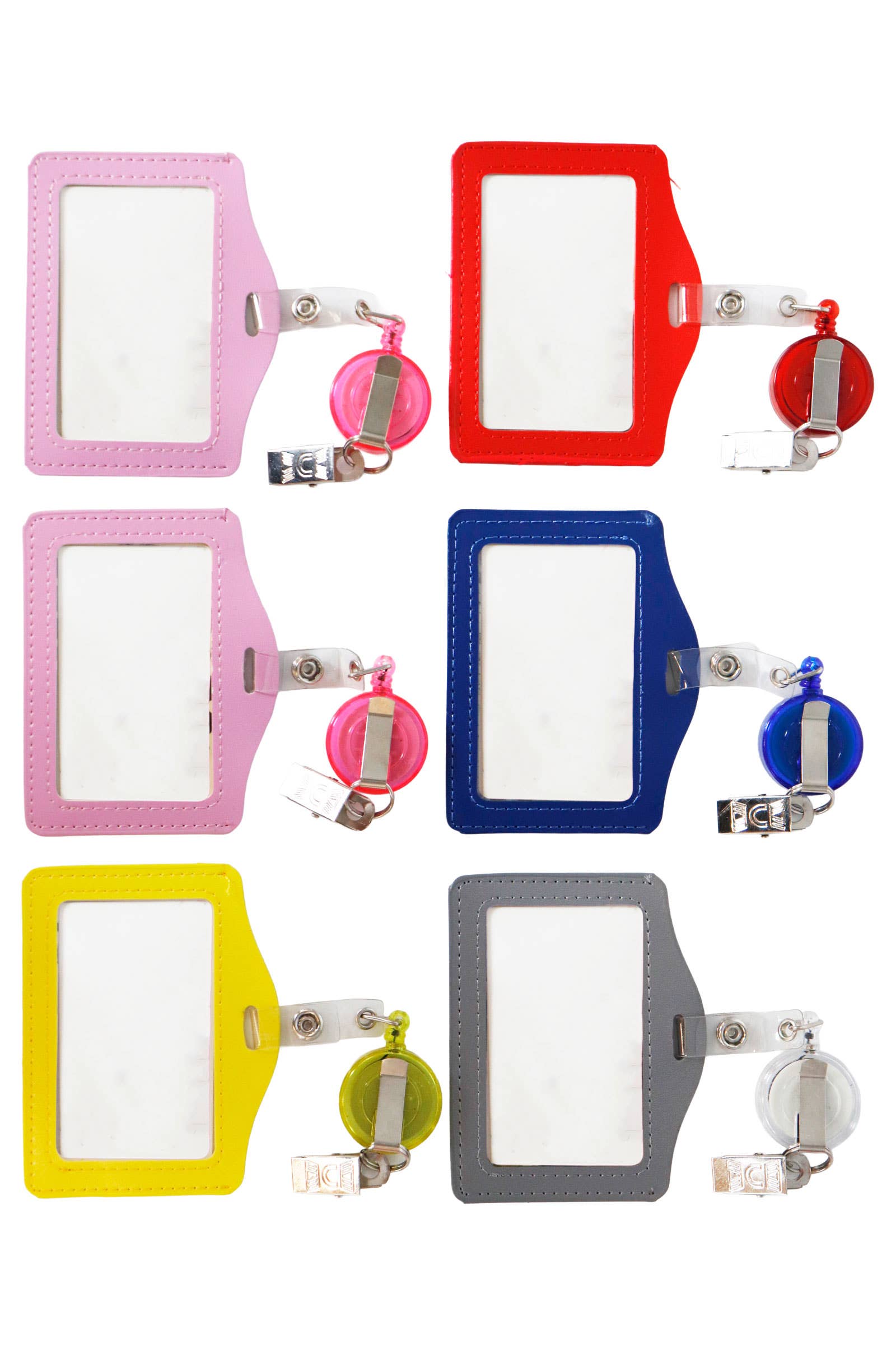 SURTIDO Portatarjetas de identificación K-pop con cordón retráctil de venta al por mayor en Faire2