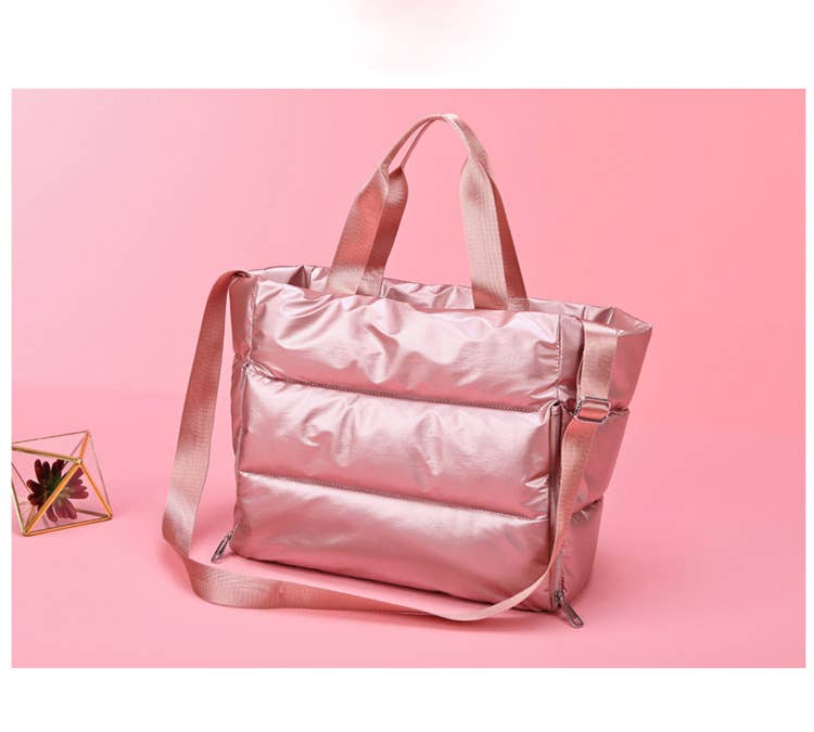 The Pathz - Hats, Bags & Lifestyle - Wholesale Shoulder Bag - Women's - Izzy - Puffer Weekender Bag4