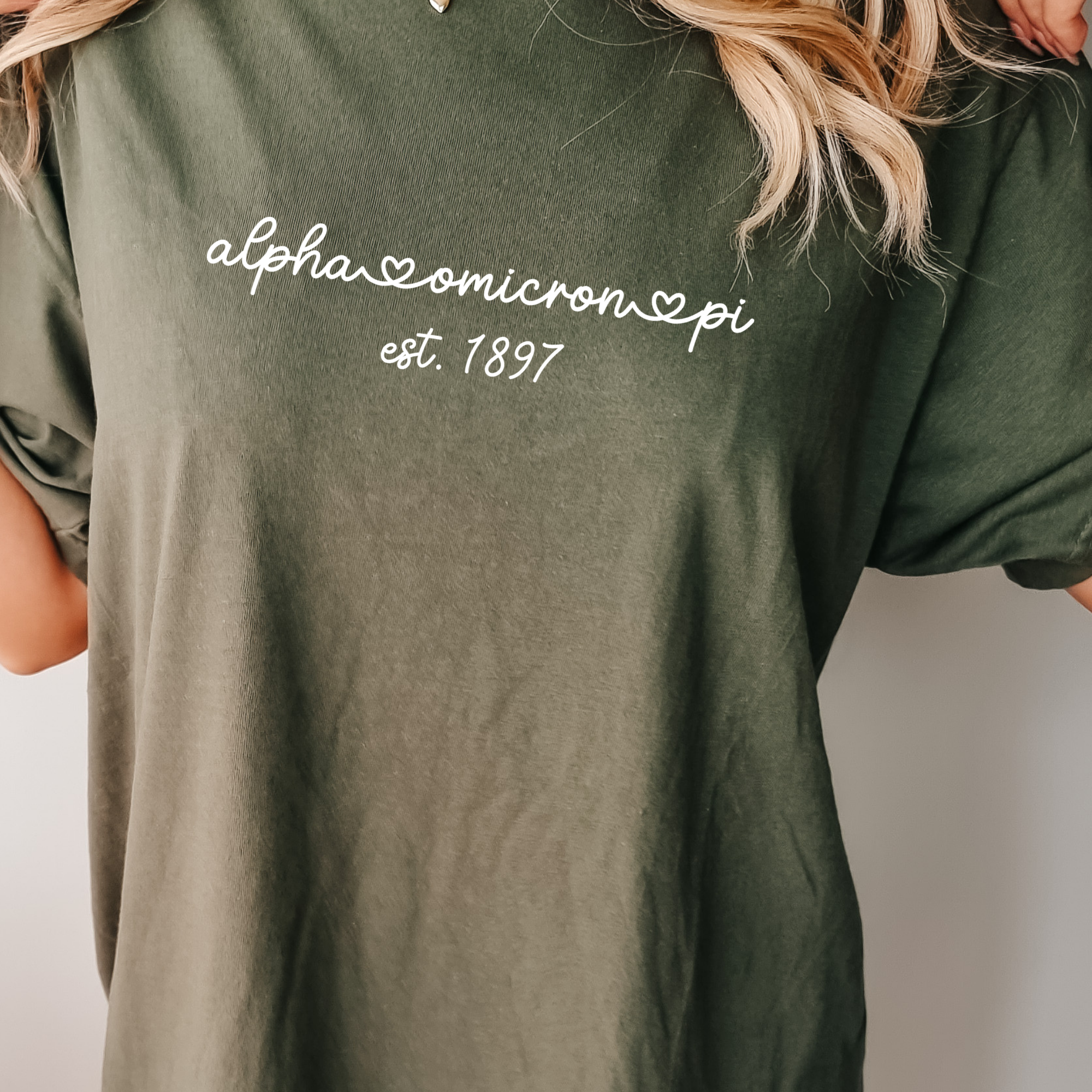 Golden Sol Collective - Vendita all'ingrosso Maglietta serigrafata - Donna - Maglietta Alpha Omicron Pi Sorority6