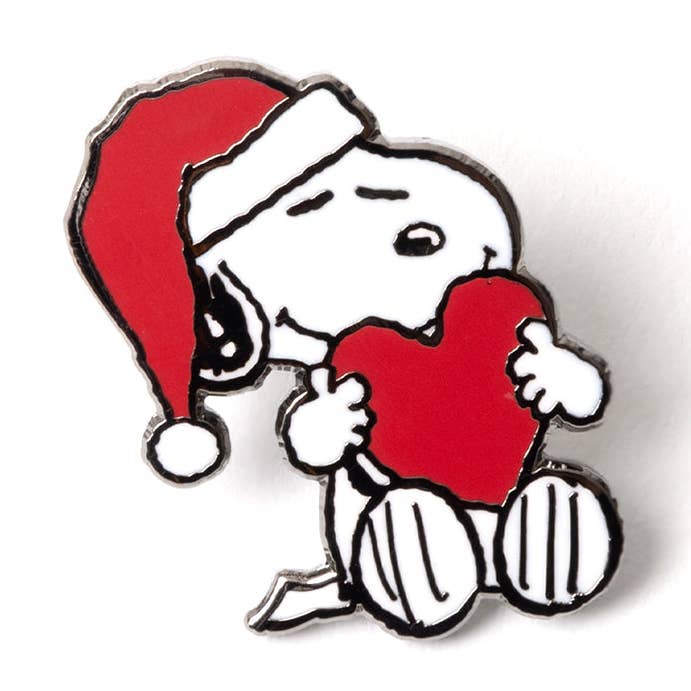 Snoopy Hug Heart Christmas Pin for wholesale by PINTRILL