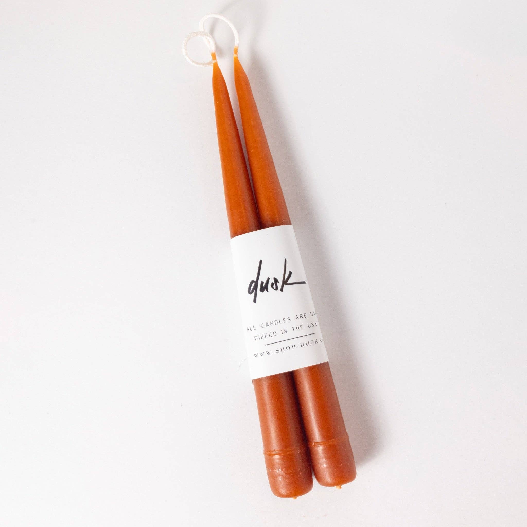 Dusk - Vente Bougies/bougeoirs coniques - Lot de bougies coniques faites à la main de 23 cm7