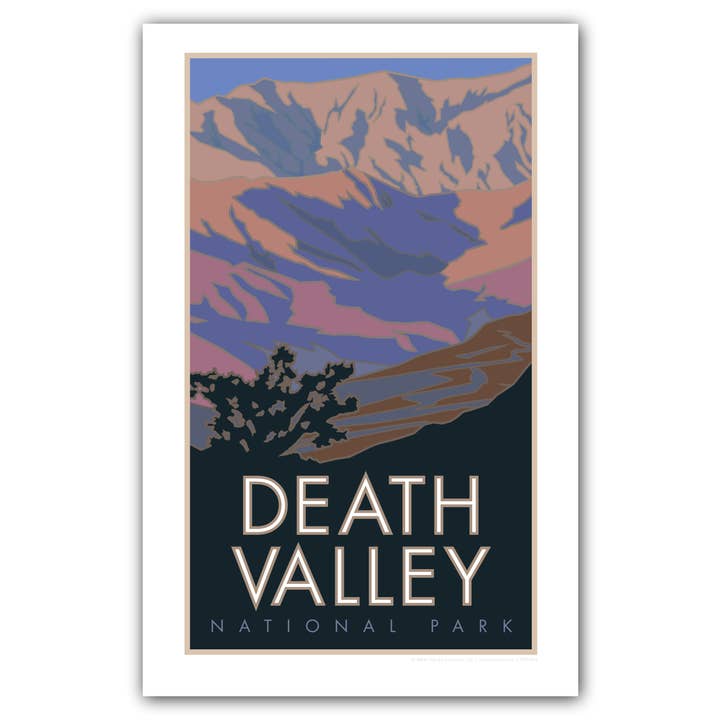Death Valley, California - Poster for wholesale by Travel Posters by M&W Design Co.