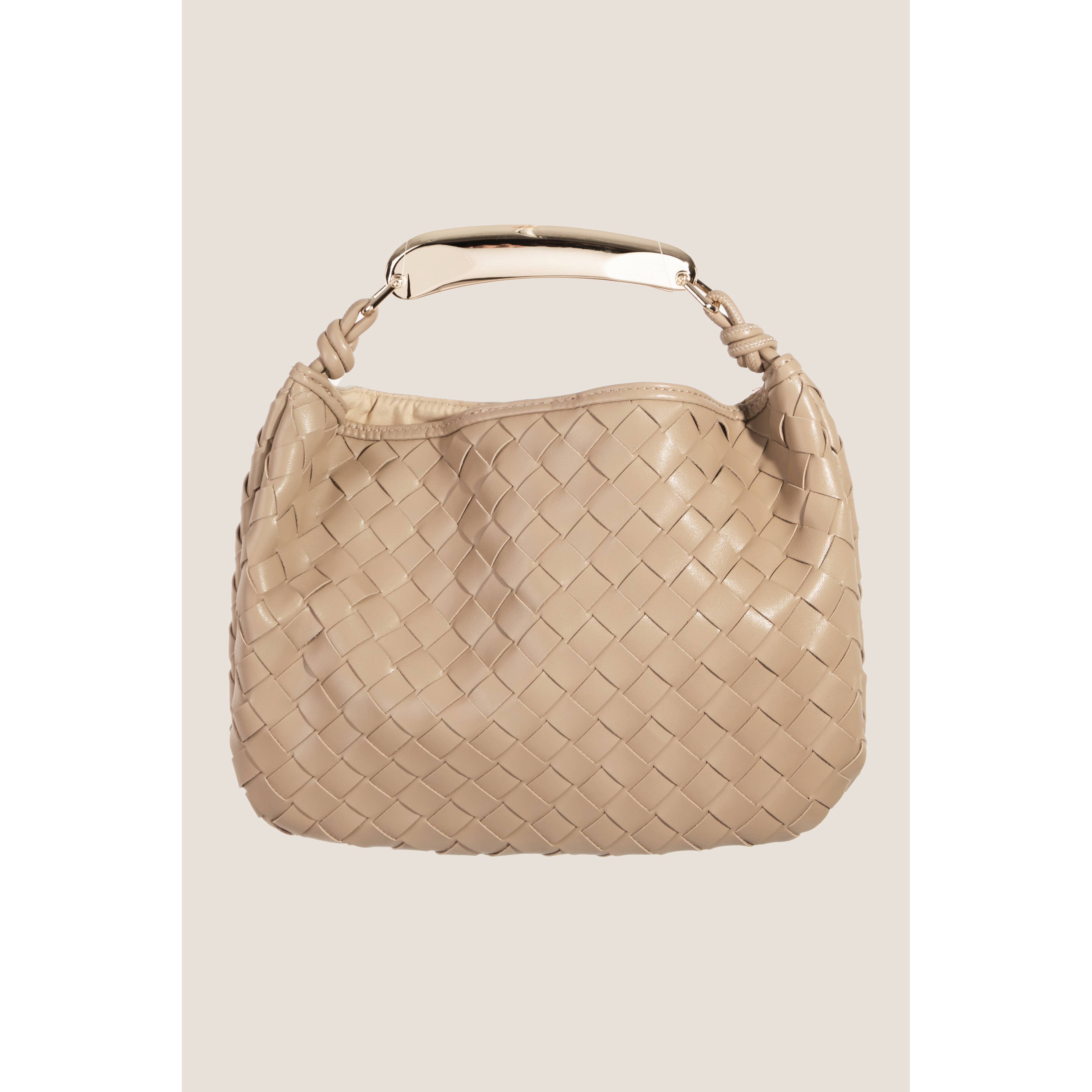 Anarchy Street – Engroshandel Taske med håndtag – til kvinder – Lædertaske med fletmønster6