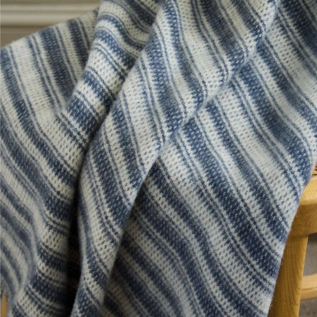Tweedmill Textiles – wholesale Throw blanket – Aber Stripe Pure New Wool Throw  5