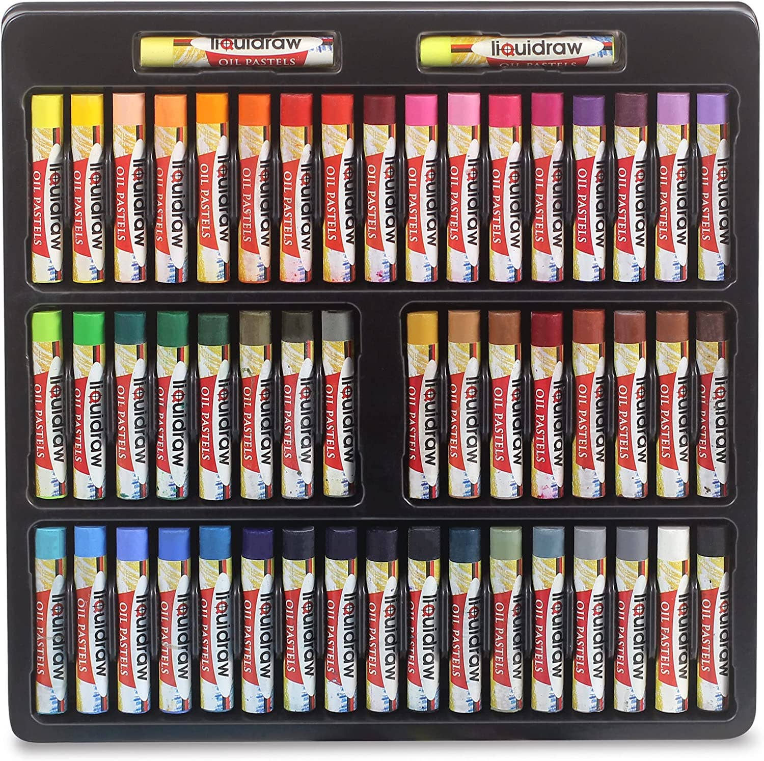 Liquidraw - Wholesale Pastels - Liquidraw Oil Pastels For Art, 52 Colours Soft Oil Pastels Set For Artists, Students, Kids, Drawing, Sketching & Painting1