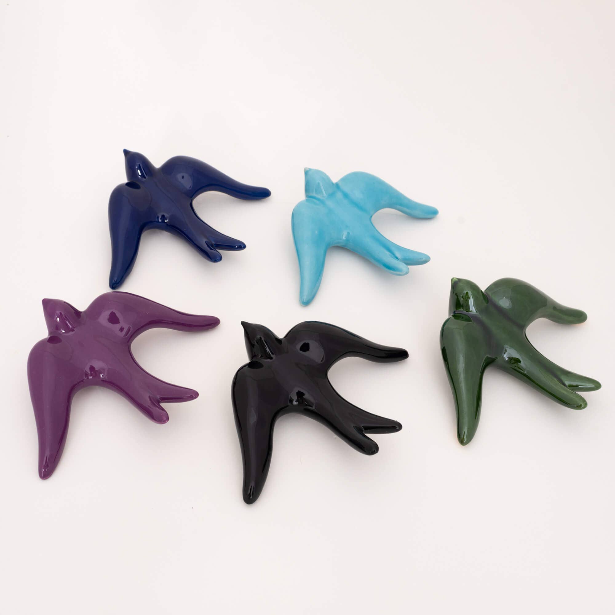 Vasos Quadrados by EM - Wholesale Wall Accent - CERAMIC SWALLOW14