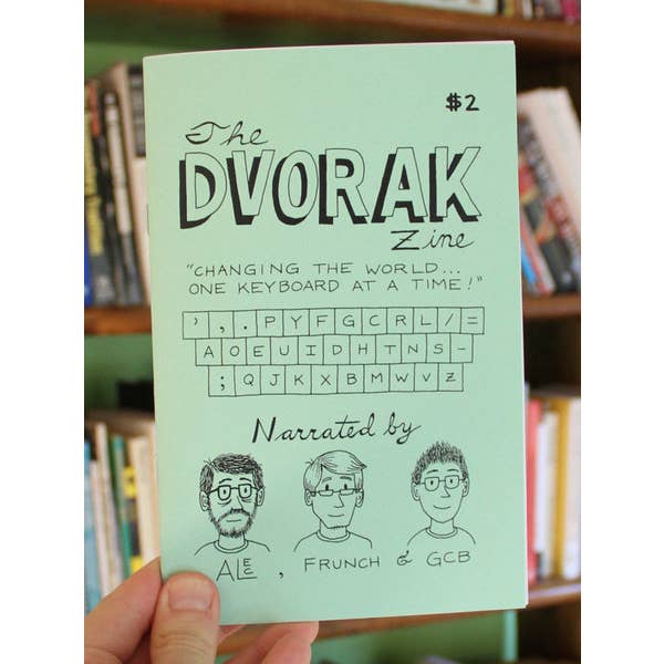 Microcosm Publishing & Distribution - Wholesale Book - Adult - Dvorak Zine: Changing the World One Keyboard at a Time