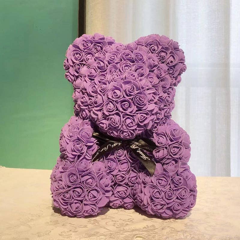 Fashion Quality Boutik – wholesale Artificial flowers – Rose Bear - Rose Flower Bear Hand Made Rose Teddy Bear14