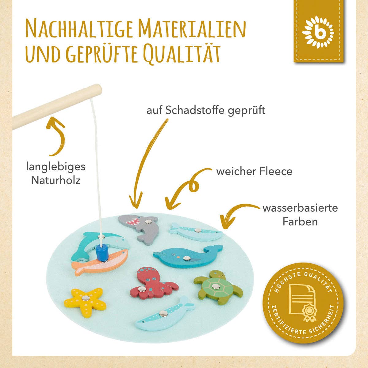 Bieco Spielwaren - Wholesale Wood Toy - Kids - Fishing game7