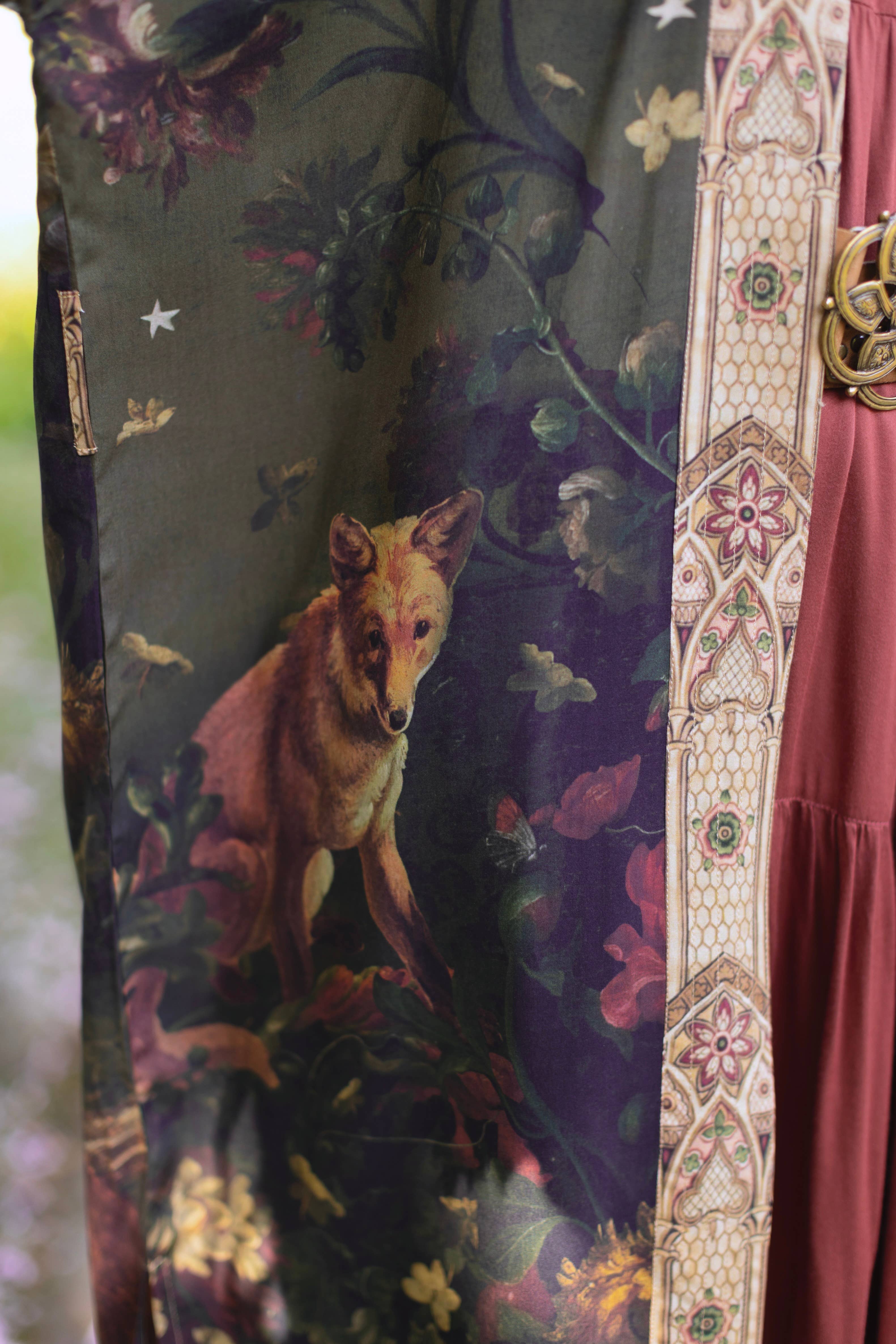 Market of Stars (Worldwide) - Vendita all'ingrosso Kimono - Donna - Il Messenger Opera Duster Robe con Giovanna d'Arco e Fiori10