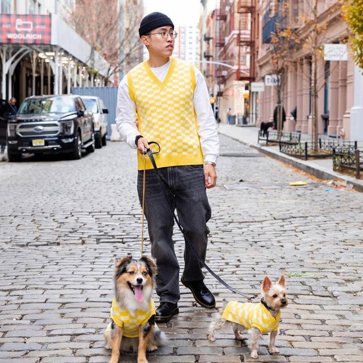 Bespoke Paws - Wholesale Pet Sweater - Dog - BP X BH Check Sweater vest4