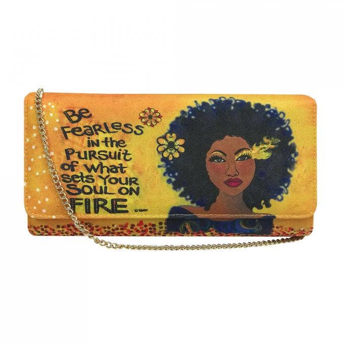 Clutch Bag Soul On Fire for wholesale by Shades of Color, LLC