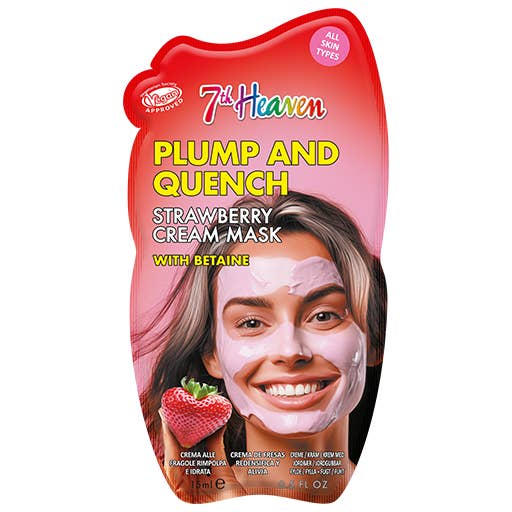 7th Heaven Strawberry Cream Mask with Betaine - Plumps & Softens Skin for wholesale by 7th Heaven