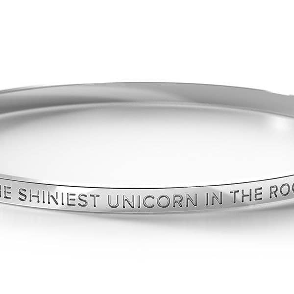Be. Bangles - Vendita all'ingrosso Bracciale a polsino - Sii l'unicorno più splendente nella stanza - Bracciale per bambini/adolescenti