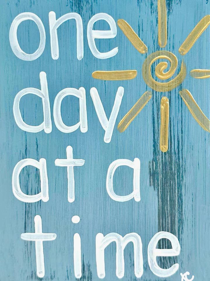 Carte un jour à la fois pour la vente par Citrus Daisy