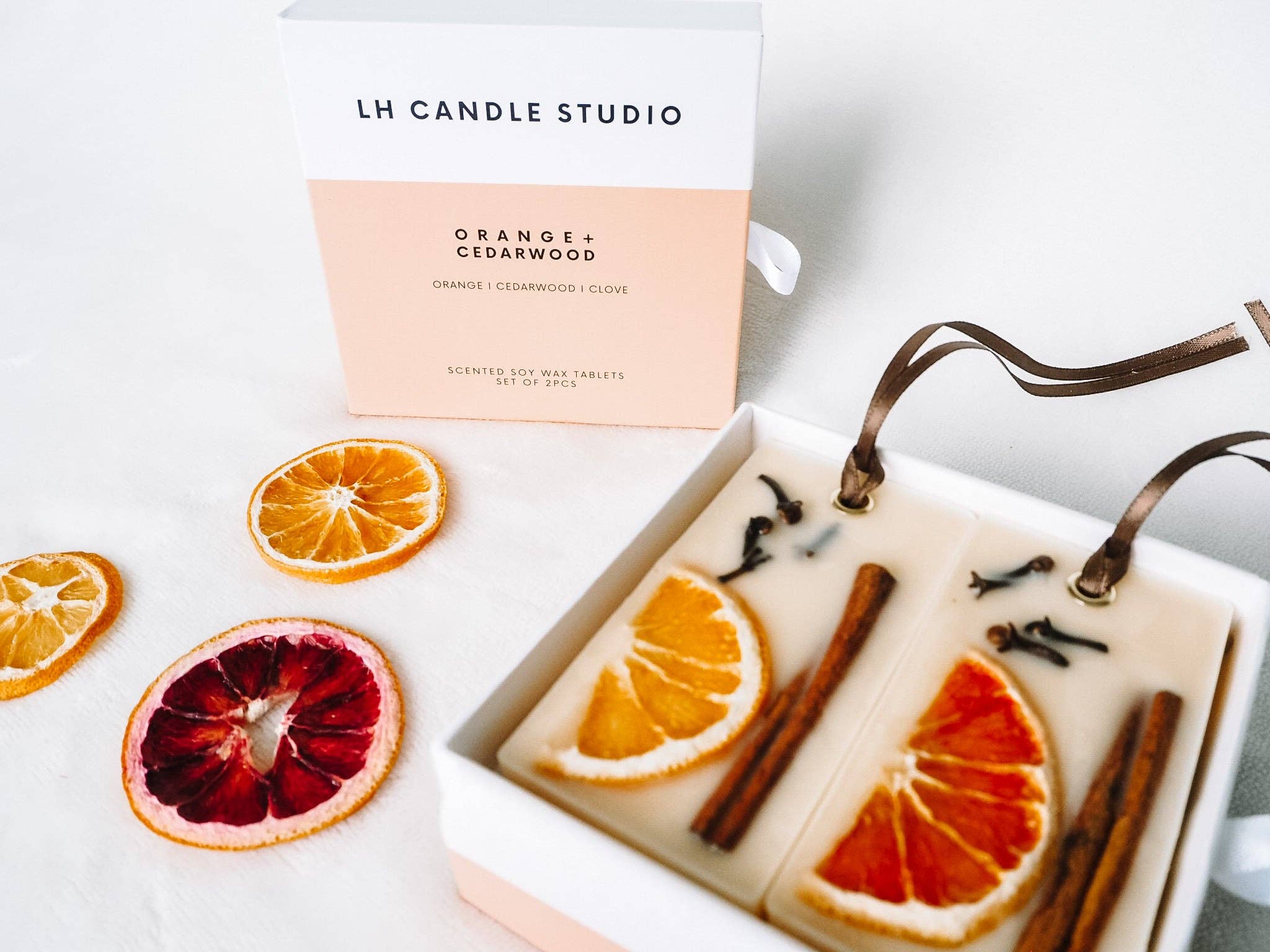 LH CANDLE STUDIO - Wholesale Air Freshener - Closet wax bar freshener - Orange cedarwood3