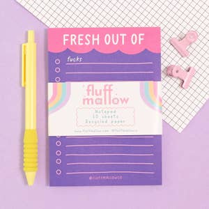 2 Set Fresh Outta Fucks Pad And Pen, Funny Sticky Notes Snarky Novelty  Fresh Outta Fucks Pen Set, Sassy Funny Desk Accessory Gifts Office Supplies