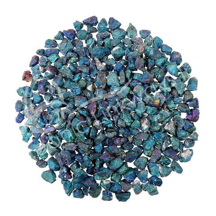 Oceanic Linkways Inc - Wholesale Spiritual Stone/Crystal - (KG)ROUGH - CHALCOPYRITE PEACOCK ORE A 0.5-0.75"