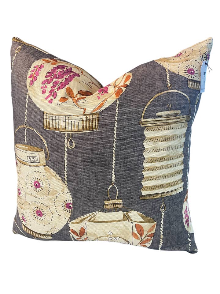 Cuscino Decorativo Laurel Lantern con Inserto in Piuma per la vendita all'ingrosso da parte di Dahlia & Grace pillows