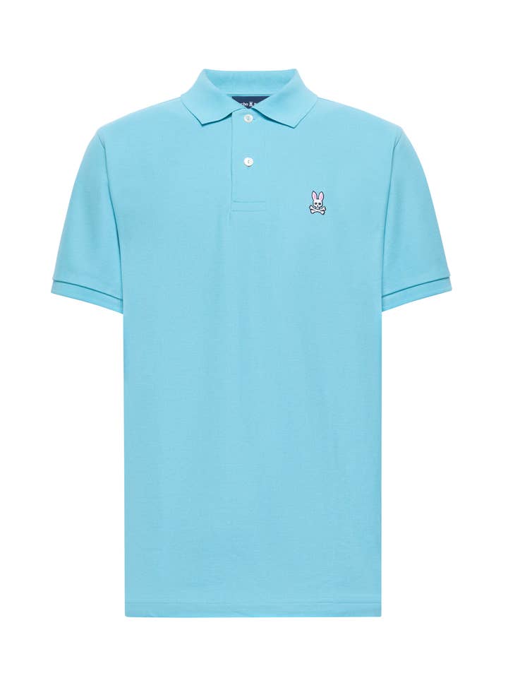 Polo Piqué Classique-442 Bleu Laité pour la vente par Psycho Bunny