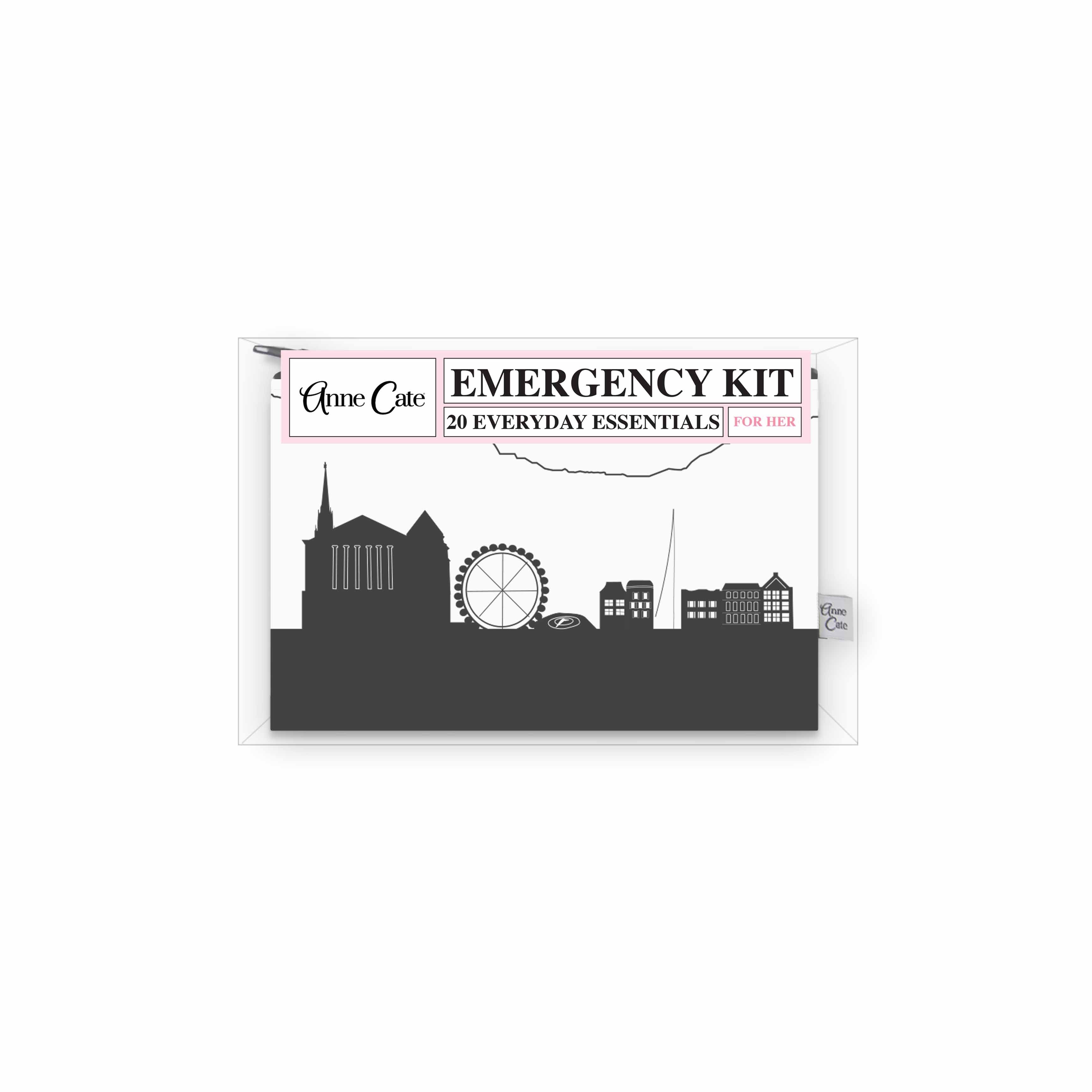 Anne Cate – wholesale Travel set – Skyline Mini Wallet Emergency Kit - For Her25